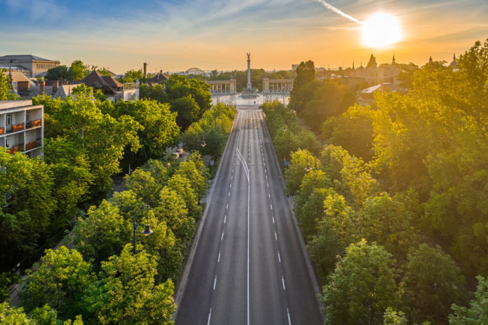 Andrássy Straße in Budapest