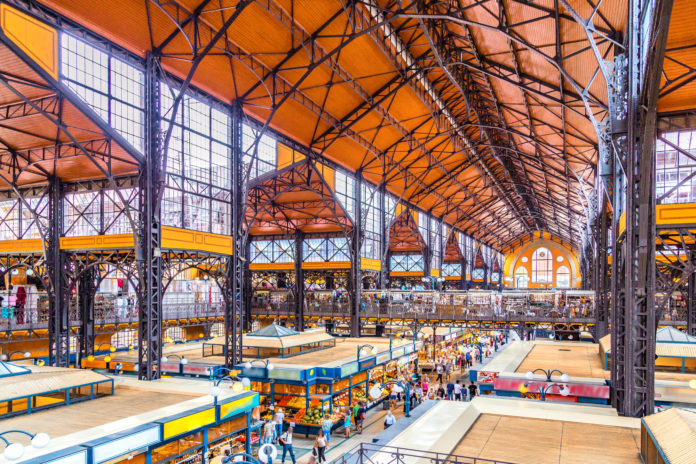 Zentrale Markthalle in Budapest